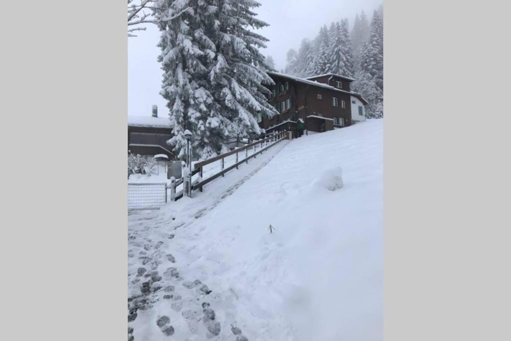 Chalet Sonnenheim Mit Atemberaubender Aussicht Adelboden Buitenkant foto