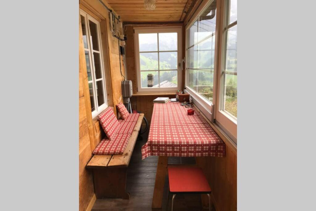 Chalet Sonnenheim Mit Atemberaubender Aussicht Adelboden Buitenkant foto
