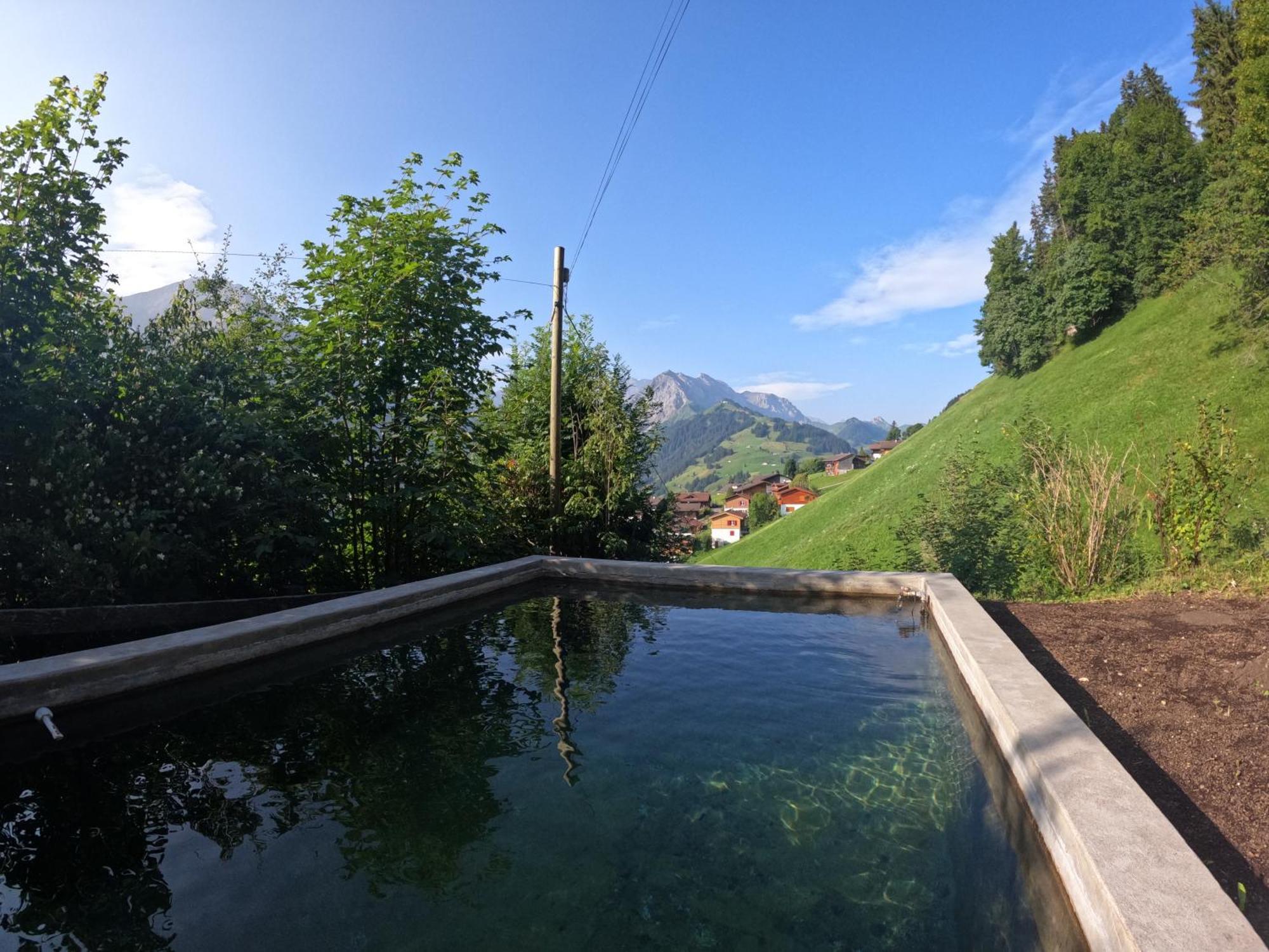 Chalet Sonnenheim Mit Atemberaubender Aussicht Adelboden Buitenkant foto